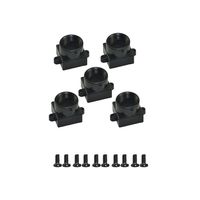 Festnight Metal M12 Mount Board Lens Holder 20mm Hole Distance Screw Spacing Black for CCTV Security Camera