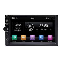 YODY Android 9.0 Double Din Car Stereo Radio 7 Inch Touch Screen in Dash GPS Navigation Support WiFi Bluetooth Mirror Link with Backup Camera
