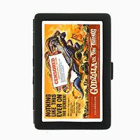 Perfection In Style Black Color Metal Cigarette Case D-152 Godzilla vs The Thing