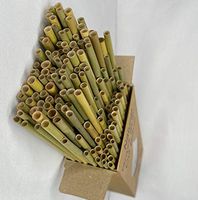 Grass Straws-Pack of 150 Biodegradable Straws 150/counts Disposable Drinking Straws,Great for Holidays,Birthday Parties,Picnic or Camping.Biodegradable straws are Safer for Wildlife, Environment