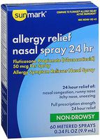 Sunmark Allergy Relief Nasal Spray 24 hr - .34 oz