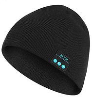 Wireless Bluetooth BT Beanie BlackHat Wireless 3.0 Hands-Free Knit Music MP3 Built in Microphone Speakers Cap Rechargeable USB Winter Fitness Outdoor Sports Unisex Gift Fashion Technology