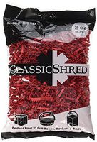 SPRING-FILL C2OZREHS-P Paper Shred, 2 oz, Red