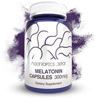 Melatonin Capsules | 300mcg | 120 Pills | Supports Healthy Sleep Cycles | Promotes Relaxation | Natural Sleep Aid Supplement