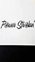 Chase Grace Studio Power Stroke Diesel Turbo Vinyl Decal Sticker|Black|Cars Trucks Vans SUV Laptops Wall Art|7.5" X 2.5"|CGS614