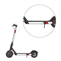 Pleasay Xiaomi Electric Scooter M365 Sticker Waterproof Dustproof Sticker Scooter Accessories Night Riding Reflective Stickers Pedal Stickers