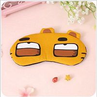 Funny Tiger Emoji Cute Carton Animal Sleeping mask Soft Lightweight Comfortable Breathable eyeshade Good Sleeping Eye Patch Travel nap Sleeping blinder Sleep Masks(Carton Tiger)