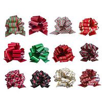 Queenbox Wrap Ribbon Pull Bows, Easy and Fast Gift Wrapping Accessory, Bows, Baskets, Wine Bottles Decoration, Gift Wrapping Decoration
