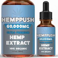 Hemp Oil for Anxiety Relief/Pain/Sleep Support (60,000 mg/30 ml), Organic Hemp Oil-Best Herbal Supplement-Tincture Oil Drops