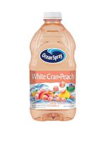Ocean Spray Juice Drink, White Cran-Peach, 64 Ounce Bottle