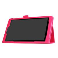 Fire HD 10 Case, AutumnFall 1PC New Magnetic Leather Smart Flip Stand Case Cover For Amazon Kindle Fire HD 10 2017 (Hot Pink)