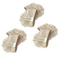 Forefoot Pads 3 Pair Ballet Belly Dance Forefoot Support Pads Foot Thongs for Girls Women