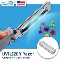 UVILIZER Razor | Compact UV Light Sanitizer & Disinfection Lamp (2W Long-Life UV-C Ultraviolet Bulb, Runs on 4 x AAA Batteries, Auto-Off)