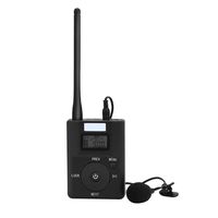 Pomya FM Transmitter, Portable 3.5MM Low-Power Wireless FM Transmitter Stereo Radio Broadcast Adapter