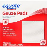 Equate Gauze Pads 3"x3" 25 Ct