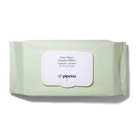 Pipette Baby Wipes with Renewable Plant-Derived Squalane (Fragrance-Free, 50-Count)