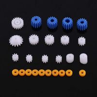 26pcs Plastic Spindle Worm Gear Set Assorted Plastic Shaft for Aircraft Car Model DIY Kit 2MM/2.3MM/3MM/3.17MM/4MM