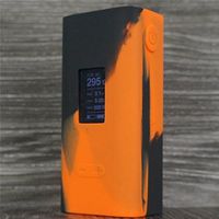 Silicone Case for JOYETECH Cuboid 150w TC Sleeve Skin Cover Wrap (Orange/Black)
