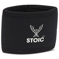 Stoic 7MM Compression Sleeve Cuff (Heavy Neoprene Construction) for arm, Elbow, Lower Leg Compression and Warmth While Weight Lifting, Powerlifting, Bench Pressing (11 Inch, Black)