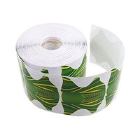 OUYAWEI 100 Pcs/500 Pcs Nail Form Sticker Square Sharp Self-Adhesive Manicure Tool for Acrylic UV Gel Green Butterfly 500 / roll