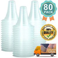 80 Ear Thermometer Covers Lens Filters Refill Caps for All Braun ThermoScan Models, BPA Free and Disposable for Braun Thermoscan