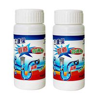 Sikye Home Sewer Pipes Deodorant Strong Pipeline Dredge Agent Cleaning Tool - for Toilet Kitchen Bathroom (White (2pcs))