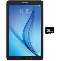 Samsung Galaxy Tab E (16GB) 9.6" Display, 7300mAh Battery, Android (Wi-Fi Only) Tablet SM-T560N - Black (16GB + 64GB SD Bundle)