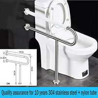 Grab bar, Grab Bars for Bathroom, Safety Grab Bars for Bathroom, Stainless Steel, Handicap Grab Bars Around Toilet, Non-Slip, Handicap Grab Bars Shower, Pregnant Woman, Inconvenient Person-A