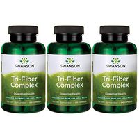 Swanson Tri-Fiber Complex 100 Capsules 3 Pack