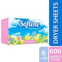 Softene Spring Fresh Fabric Softener Dryer Sheets Clearance Deal (6 boxes of 100 sheets)