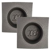 The Install Bay IBBAF60 6.5 inch Foam Car Audio Black Speaker Baffle (Pair) 6.5"