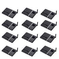Wireless Intercom System, SAMCOM FTAN30A 20-Channel Build-in Battery Intercom System for Home Office, Baby Elderly Monitor (Pack of 12)
