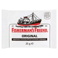 Fisherman's Friend Original Menthol & Eucalyptus Flavour Lozenges 25g (Pack of 24)