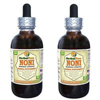 Noni (Morinda Citrofol) Tincture, Organic Dried Fruits Liquid Extract (Brand Name: HerbalTerra, Proudly Made in USA) 2x2 fl.oz (2x60 ml)