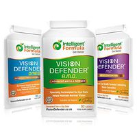 Vision Defender Eye Vitamins Supplement: Ultimate AMD Eyecare Bundle Containing 3 Products: AMD, Omega & MZ (90 Days Supply). Includes Lutein, Omega-3 (DHA, EPA), Zeaxanthin, Zinc, VIT C. Made in UK
