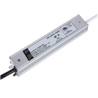 (UL Listed) Ultra-Thin 12 Volt 60 Watt LED Power Supply Low Profile, IP67 Waterproof 60W AC/DC LED Adapter, 12V DC LED Driver, 12V Transformer, LED Converter, 12V 5A Power Supply