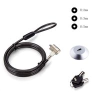 JIQU Laptop Lock Universal Security Lock Anti-Theft for MacBook Alienware Dell HP Lenovo Kindle Surface Samsung Android and All Other Notebooks and Tablets