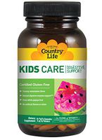 Country Life - Kids Care Digestive Support, Watermelon Flavor - 120 Chewable Wafers