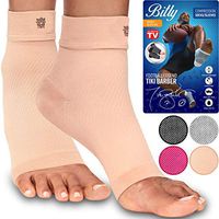 Bitly Plantar Fasciitis Compression Socks for Women & Men - Best Ankle Compression Sleeve, Nano Brace for Everyday Use - Provides Arch Support & Heel Pain Relief