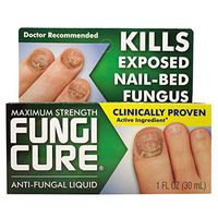 FUNGICURE Anti-Fungal Liquid - Maximum Strength - Kills Exposed Nail-Bed Fungus - Visible Results in as Little as 4 Weeks - 1 fl oz
