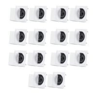 Acoustic Audio CS-I63S in Wall/Ceiling 6.5" Speakers 7 Pair Pack 3 Way 4200 Watt CS-I63S-7PR