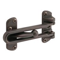 Defender Security U 10309 Prime Line Swing Bar Lock, 2-1/2 in W, Steel, Classic Bronze