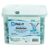 PAK-IT Big 5853203400CT Industrial-Strength Deodorizer, Autumn Fresh, 100 s/Tub (Pack of 4)