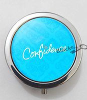 BlackKey Confidence Beautiful Inspirational Word 3-Compartment Decorative Pocket Gift Box Case Organizer for Pill, Color 1 -1698