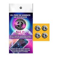 SHLD Cell Phone EMF Harmonizer and Heat Reducer (Pack of 4)