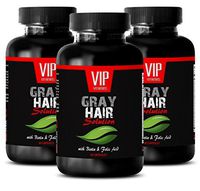 Horsetail Extract - Gray Hair Solution - Shiny Hair Vitamins (3 Bottles 180 Capsules)