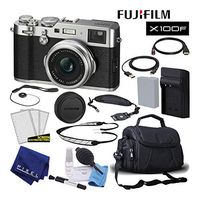 Fujifilm X100F X-Series 24.3 MP Point & Shoot Digital Camera (Silver) with Cleaning Kit and Many More Accessories Basic Bundle