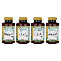 Swanson Yohimbe (Standardized) 500 Milligrams 120 Capsules (4 Pack)