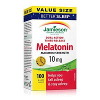 Jamieson Laboratories Melatonin Supplement, 10mg, 100 Count