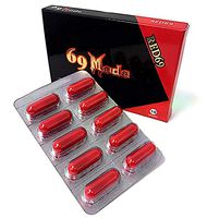 69 MODE Red 69 Male Enhancing Natural Performance Pill The New Most Effective Natural Amplifier for Performance, Energy, and Endurance (Red 10 Pill)